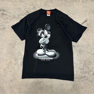 Y2K Mickey Mouse Gangsta Tee Large